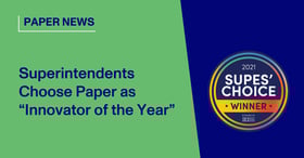 Paper Named Winner of the Inaugural 2021 Supes’ Choice Award for